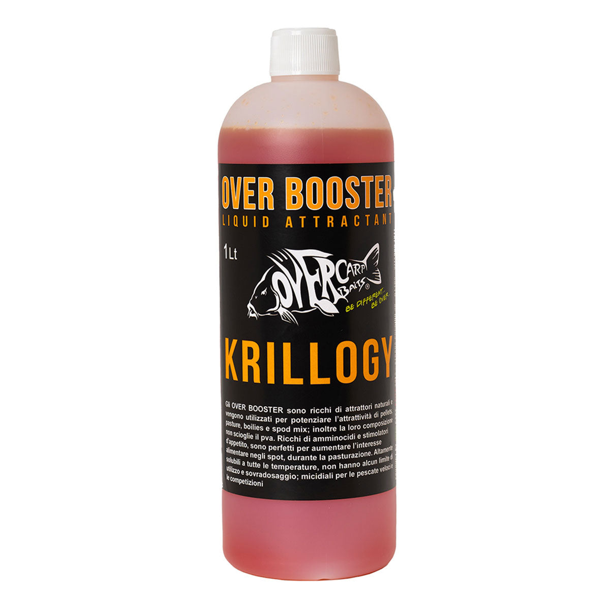 OVER CARP BAITS - OVER BOOSTER LIQUID ATTRACTANT Krillogy 1 Lt