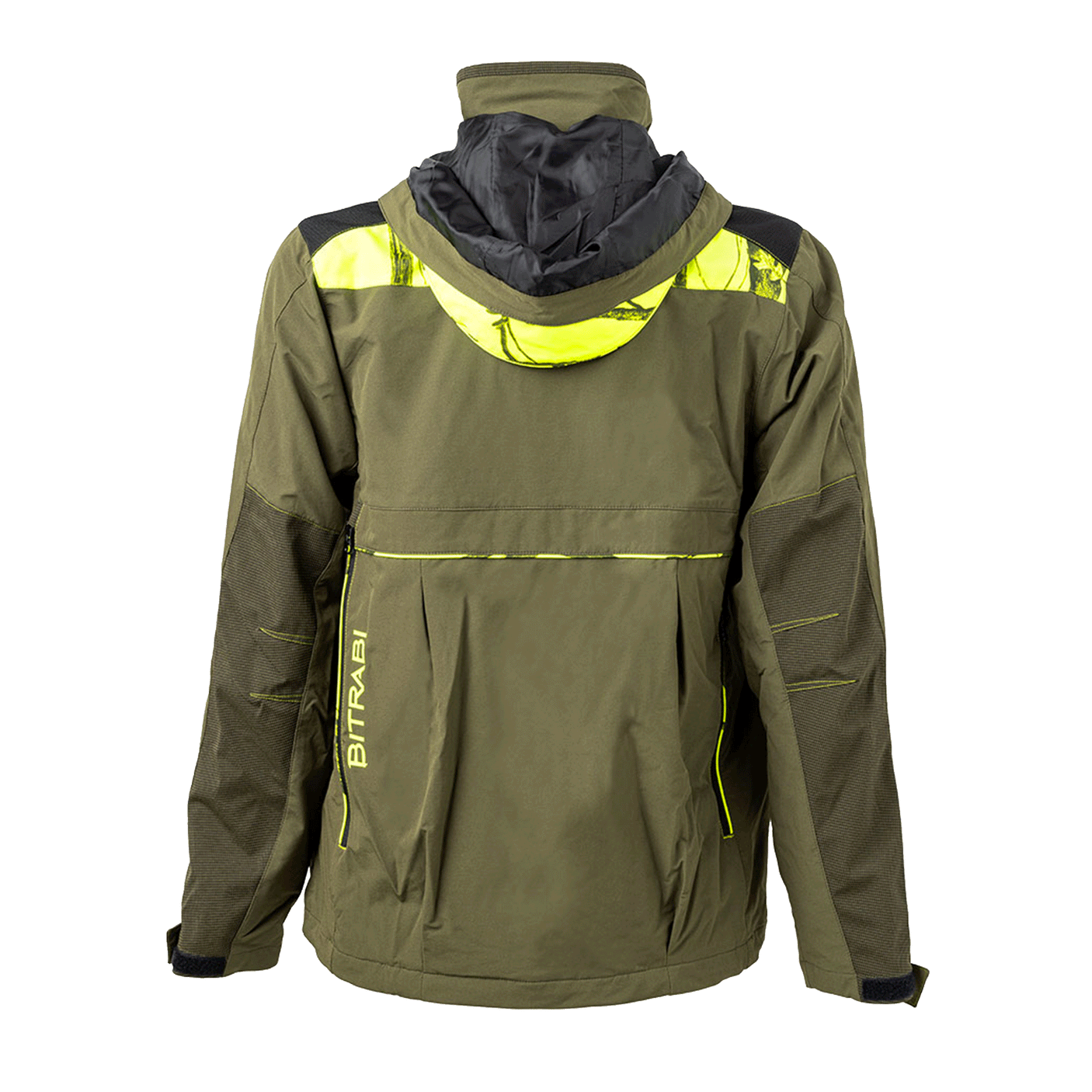 GIACCA - BITRABI - JAGUAR VERDE/GIALLA CON INSERTI IN CORDURA