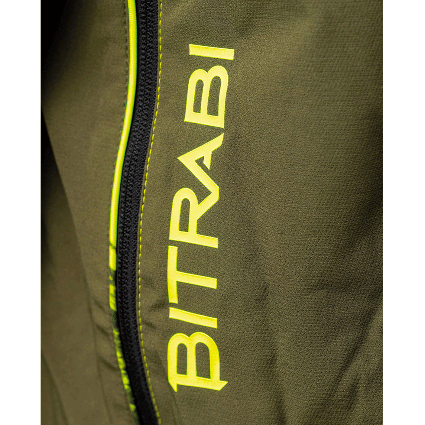 GIACCA - BITRABI - JAGUAR VERDE/GIALLA CON INSERTI IN CORDURA