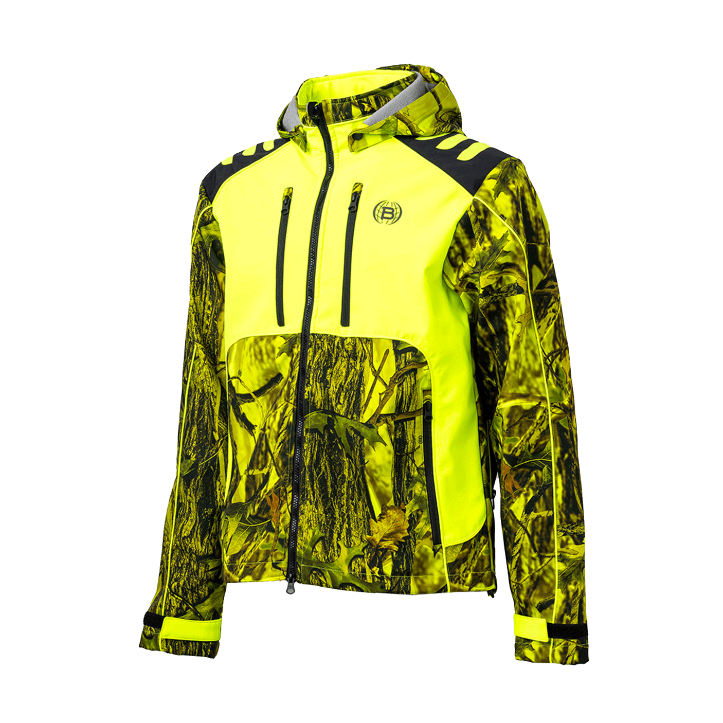 GIACCA/SOFTSHELL - BITRABI - TIGER GIALLO FLUO/CAMO