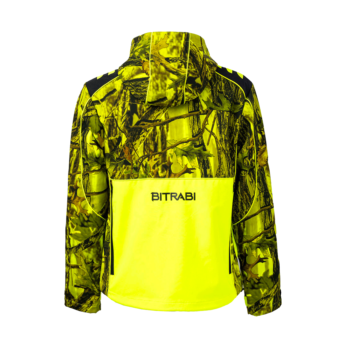 JACKET/SOFTSHELL - BITRABI - TIGER FLUO YELLOW/CAMO