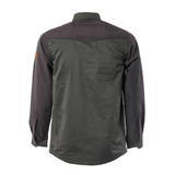 SHIRT - RS HUNTING - COTTON AND WATERPROOF AND TEAR-PROOF TECHNICAL FABRIC PROTECTIONS (GREEN)