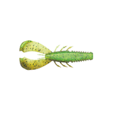 RAPALA - CRUSHCITY™ CUSTOMS "CLEANUP CRAW™" 3.5"/8.8cm | 7 pcs | Green Pumpkin Chartreuse Pepper