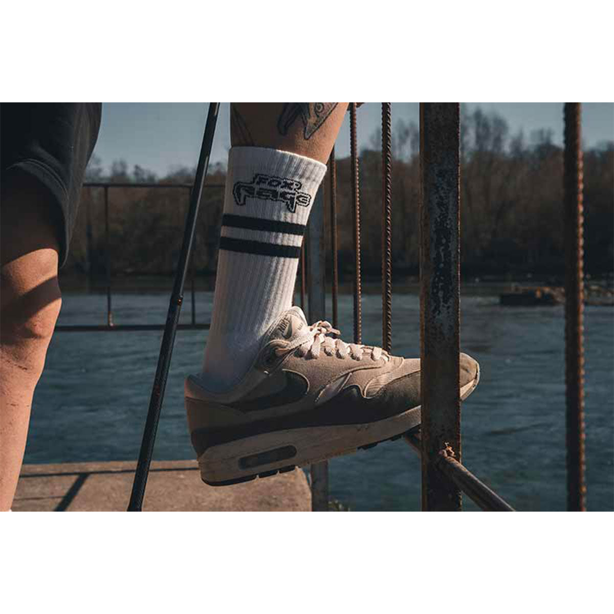 CALZINI - FOX RAGE - 3 PACK SOCKS White