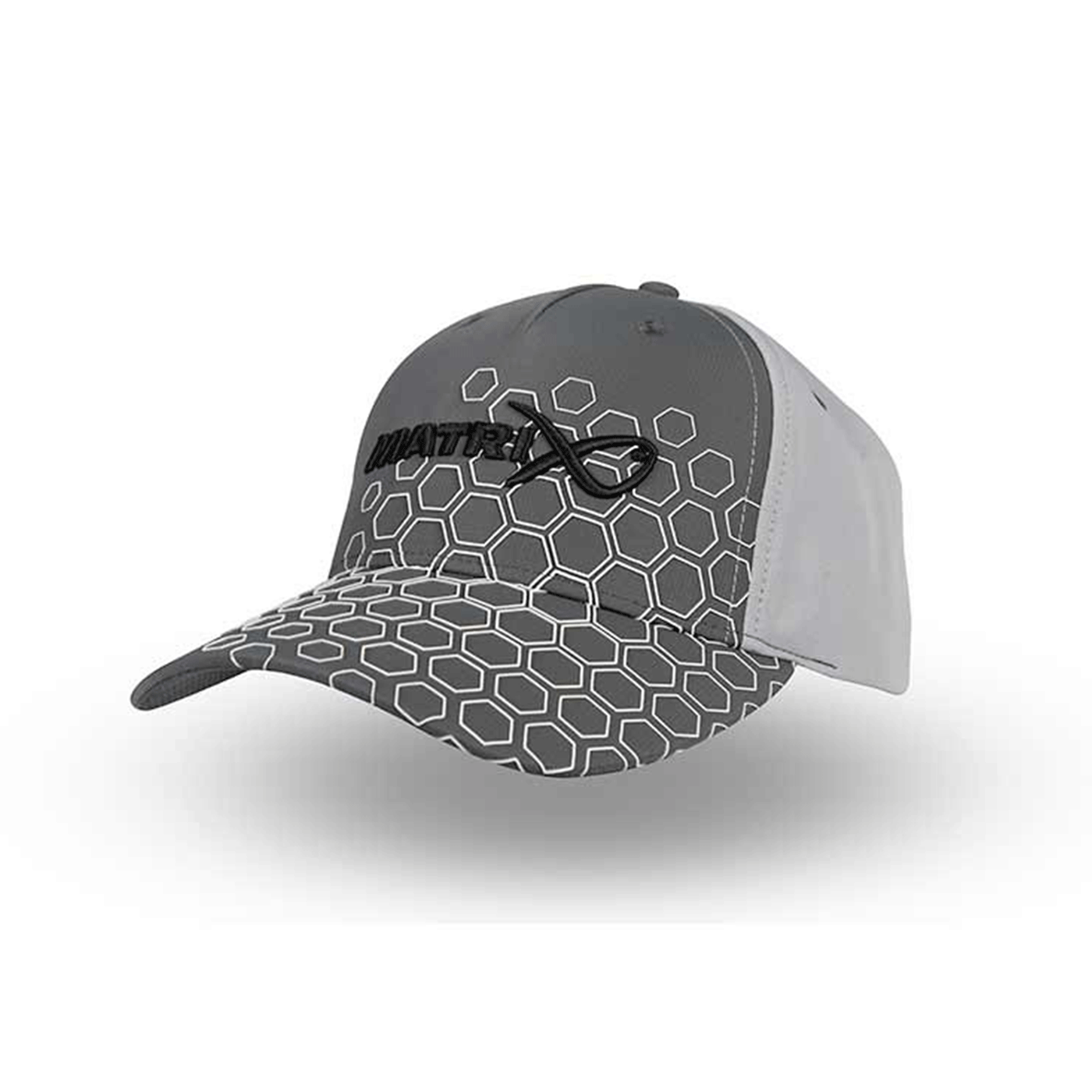 HAT - MATRIX - HEX PRINT BASEBALL CAP Grey