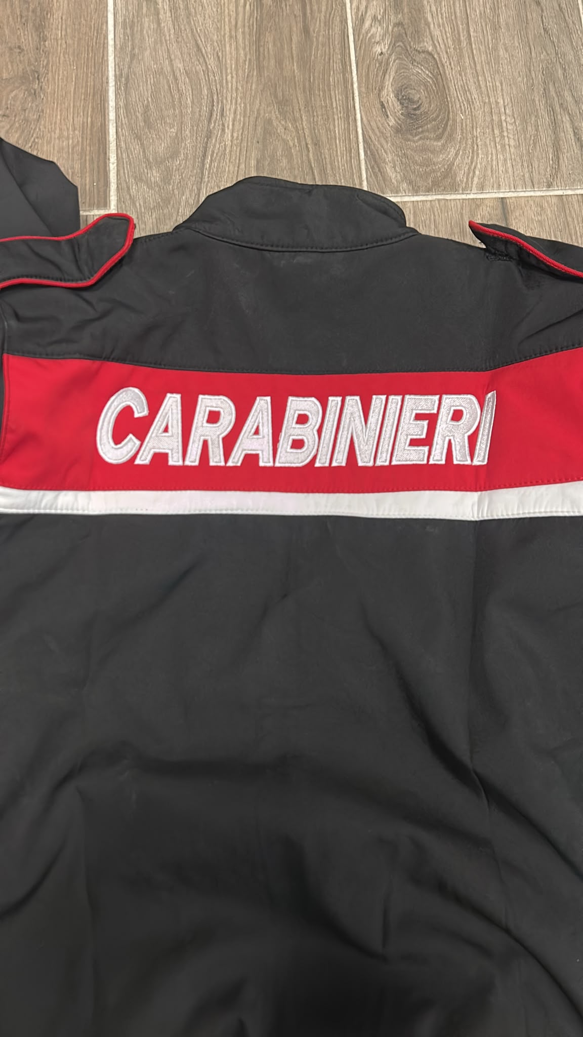 CARABINIERI - GIACCA SOFTSHELL CON ZIP E SPALLINE PER TUBOLARI