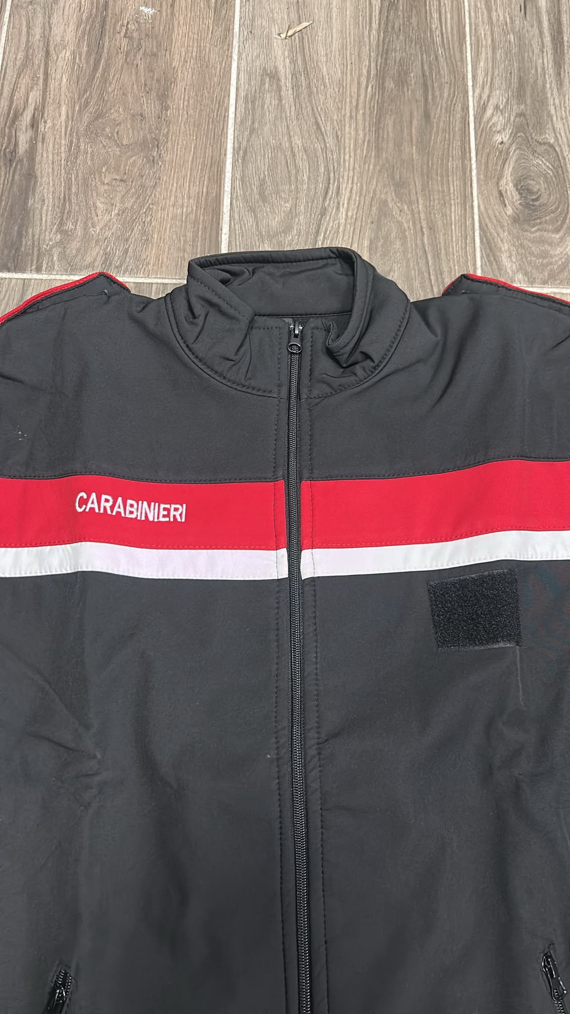 CARABINIERI - GIACCA SOFTSHELL CON ZIP E SPALLINE PER TUBOLARI