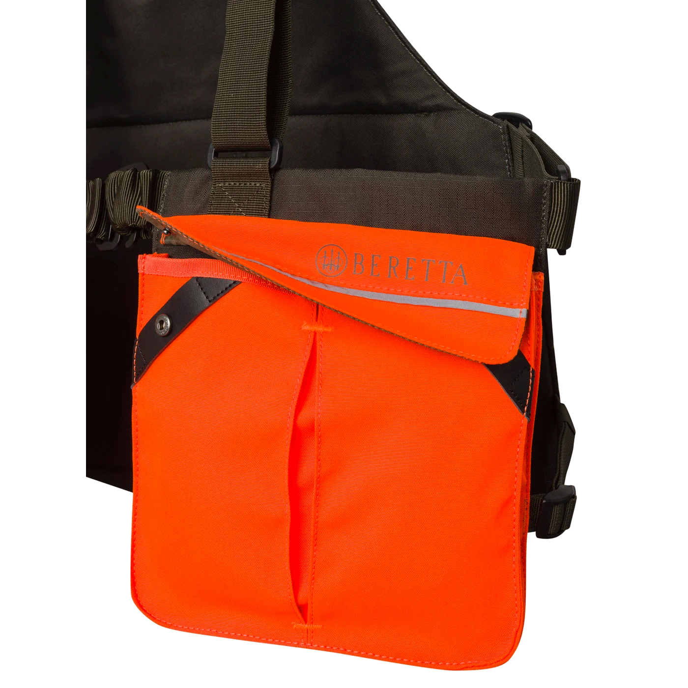 VEST - BERETTA - STRAP EVO VEST Green Moss &amp; Orange