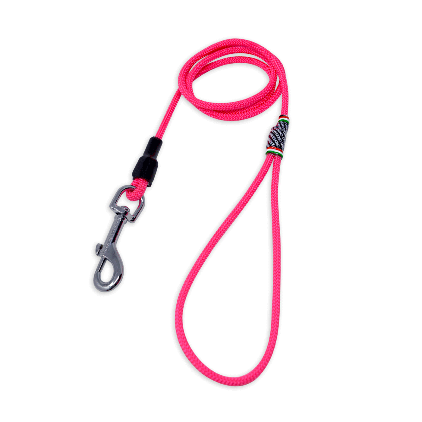 CLASSIC NAUTICAL CORD LEASH WITH SNAP HOOK 130cm (PINK)