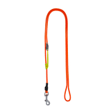 LEASH WITH CARABINER ADJUSTABLE FROM 120CM TO 200CM (ORANGE)