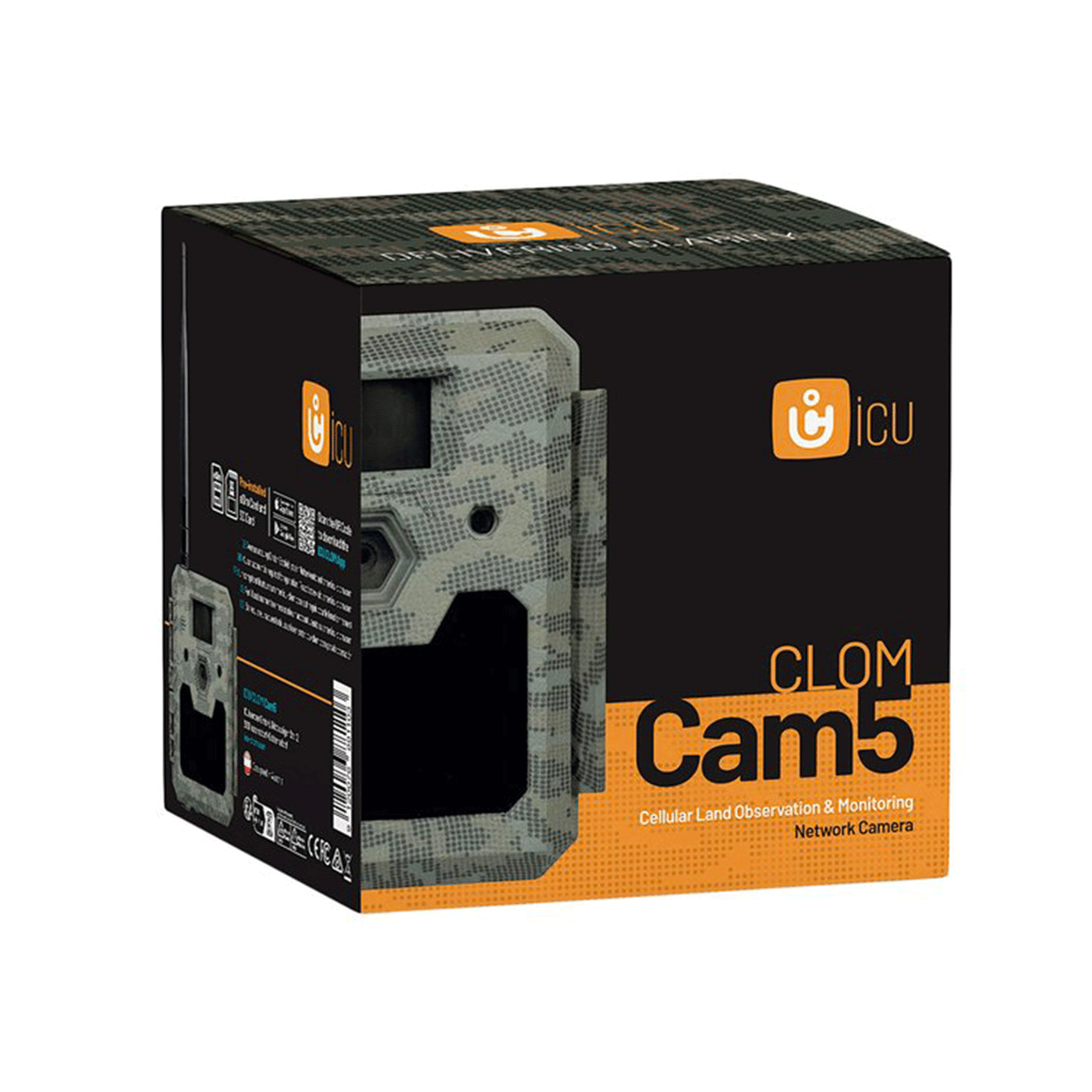 CAMERA TRAP - ICU CLOM CAM5 - 4G/LTE - Batteries and SD included
