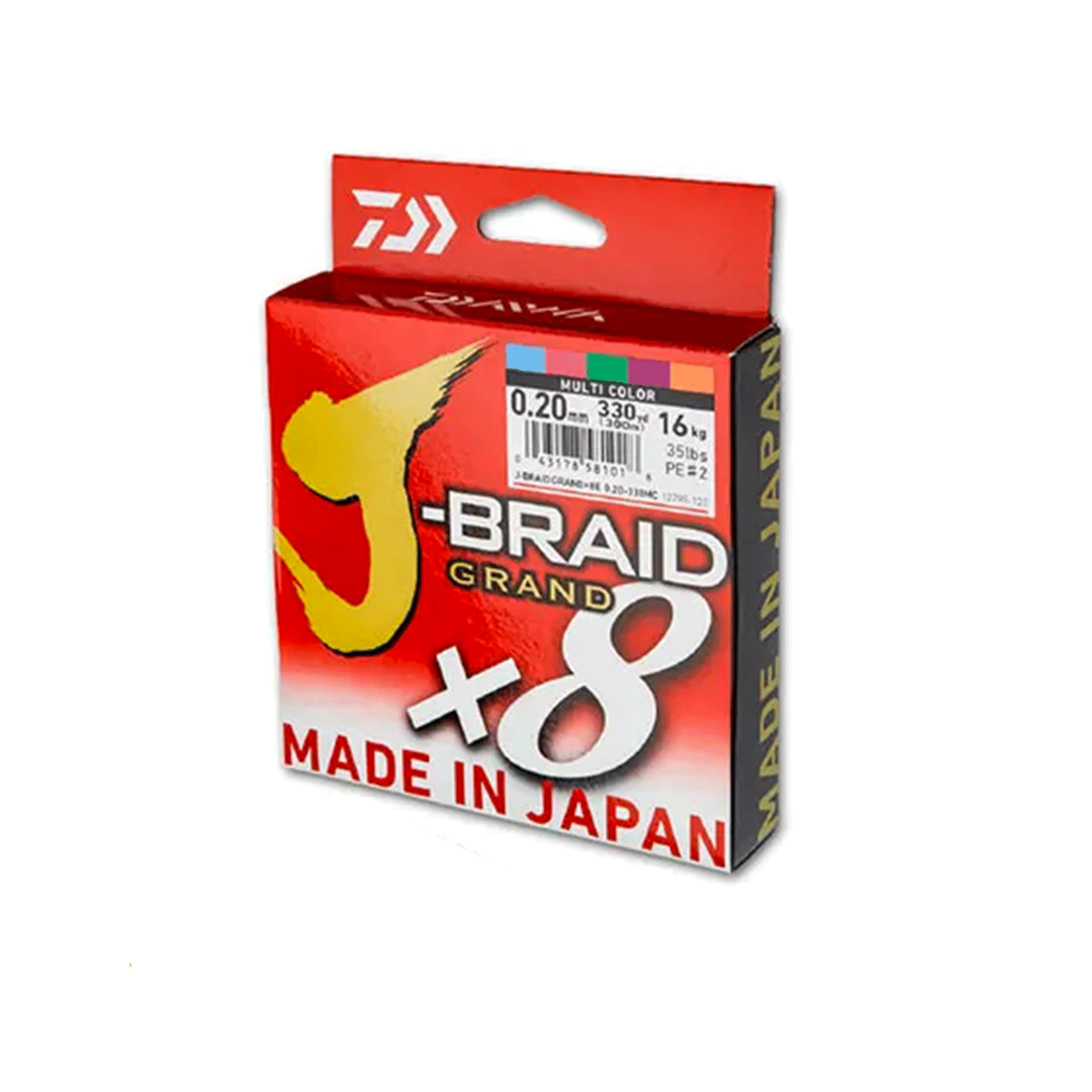 DAIWA - J-BRAID GRAND X8 Multi Color