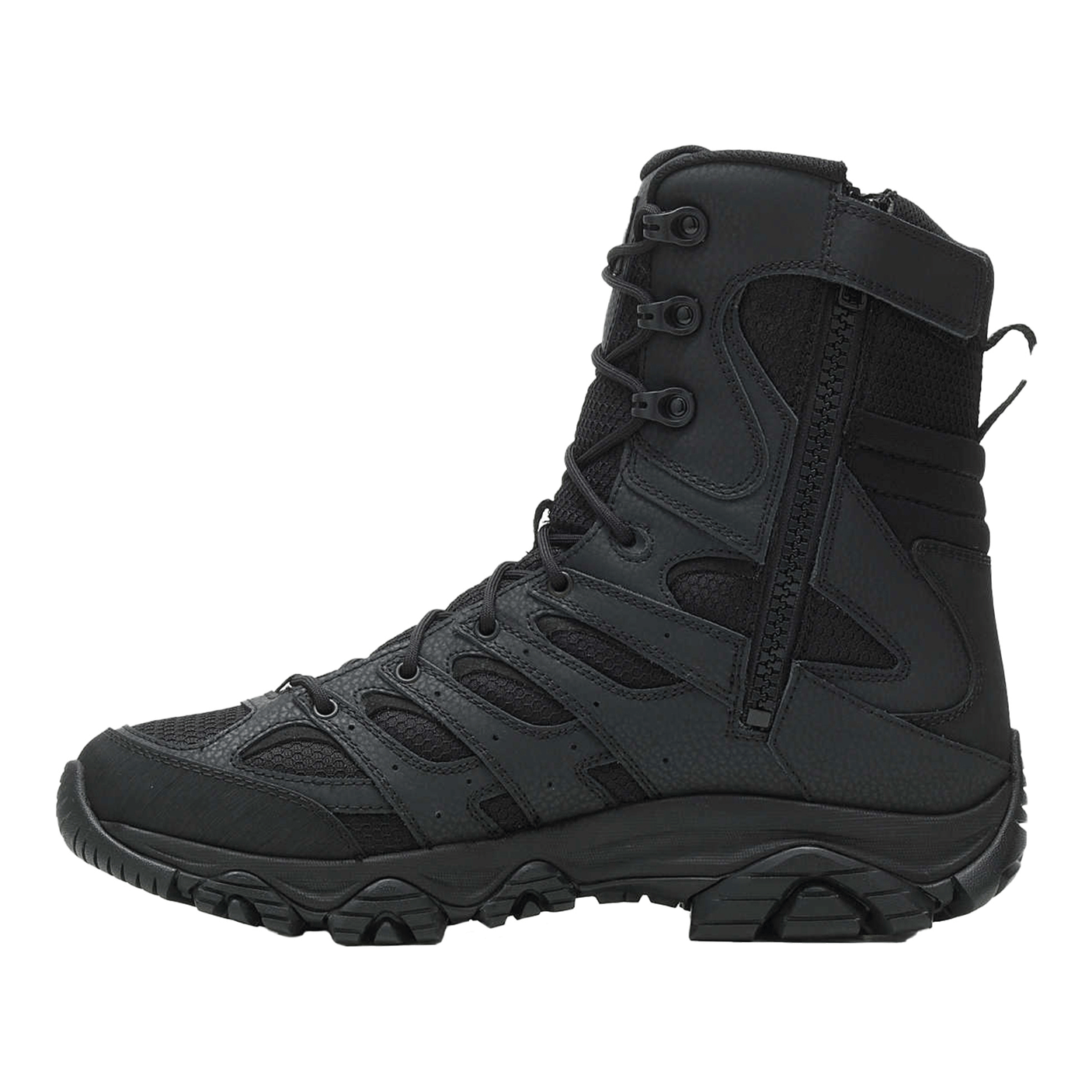 SCARPONI - MERREL - MOAB 3 TACTICAL 8" ZIP WP BLACK