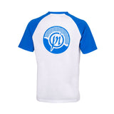 T-SHIRT - PRESTON - LIGHTWEIGHT WHITE RAGLAN