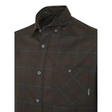 SHIRT - BERETTA - JARGO STRETCH SHIRT Bark &amp; ​​Burgundy Check