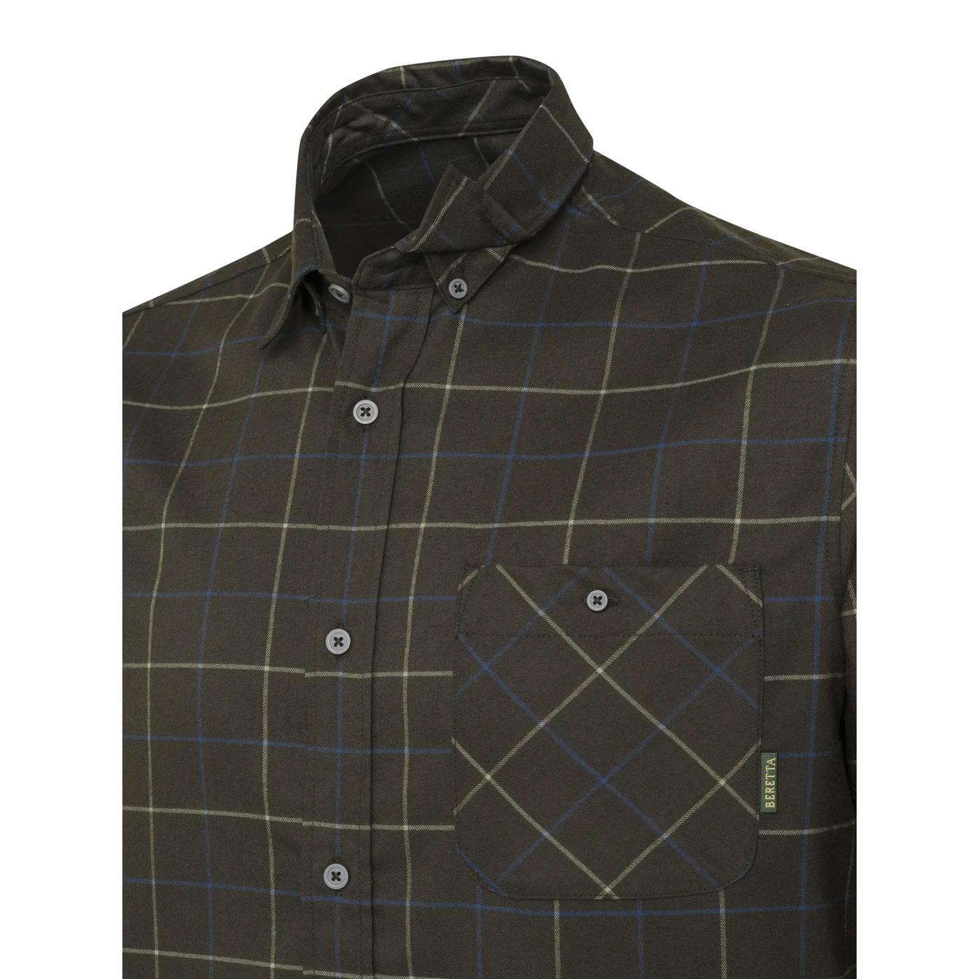 SHIRT - BERETTA - JARGO STRETCH SHIRT Bark &amp; ​​Sage Check