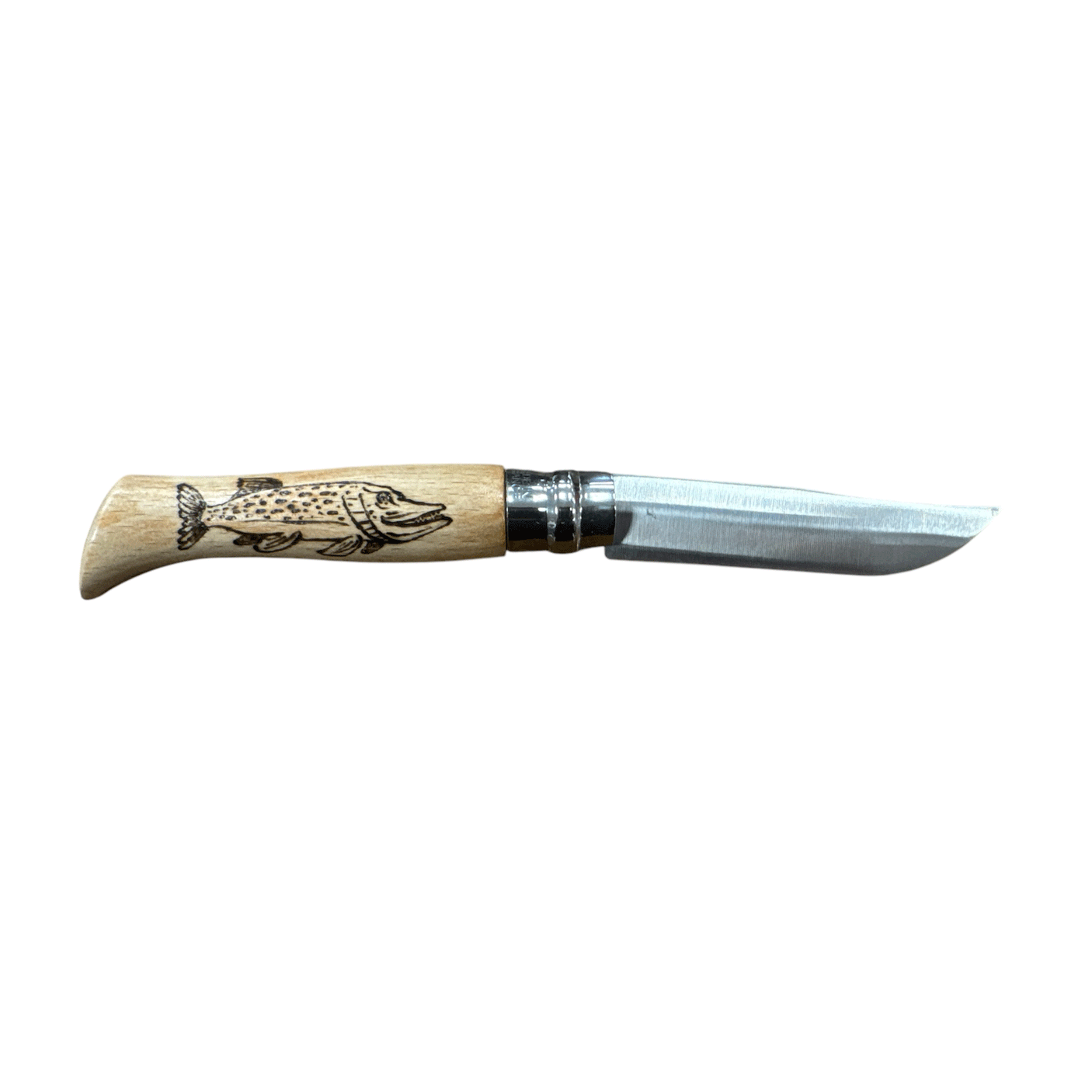 COLTELLO - OPINEL -  N.9 CARBONE REALIZZATO A MANO CON LUCCIO