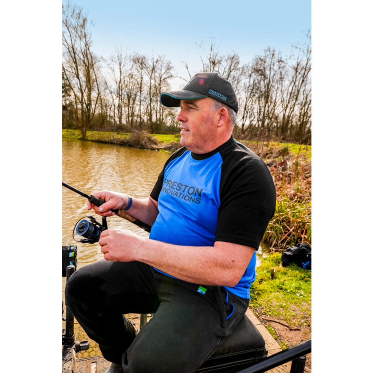 T-SHIRT - PRESTON - LIGHTWEIGHT BLUE RAGLAN