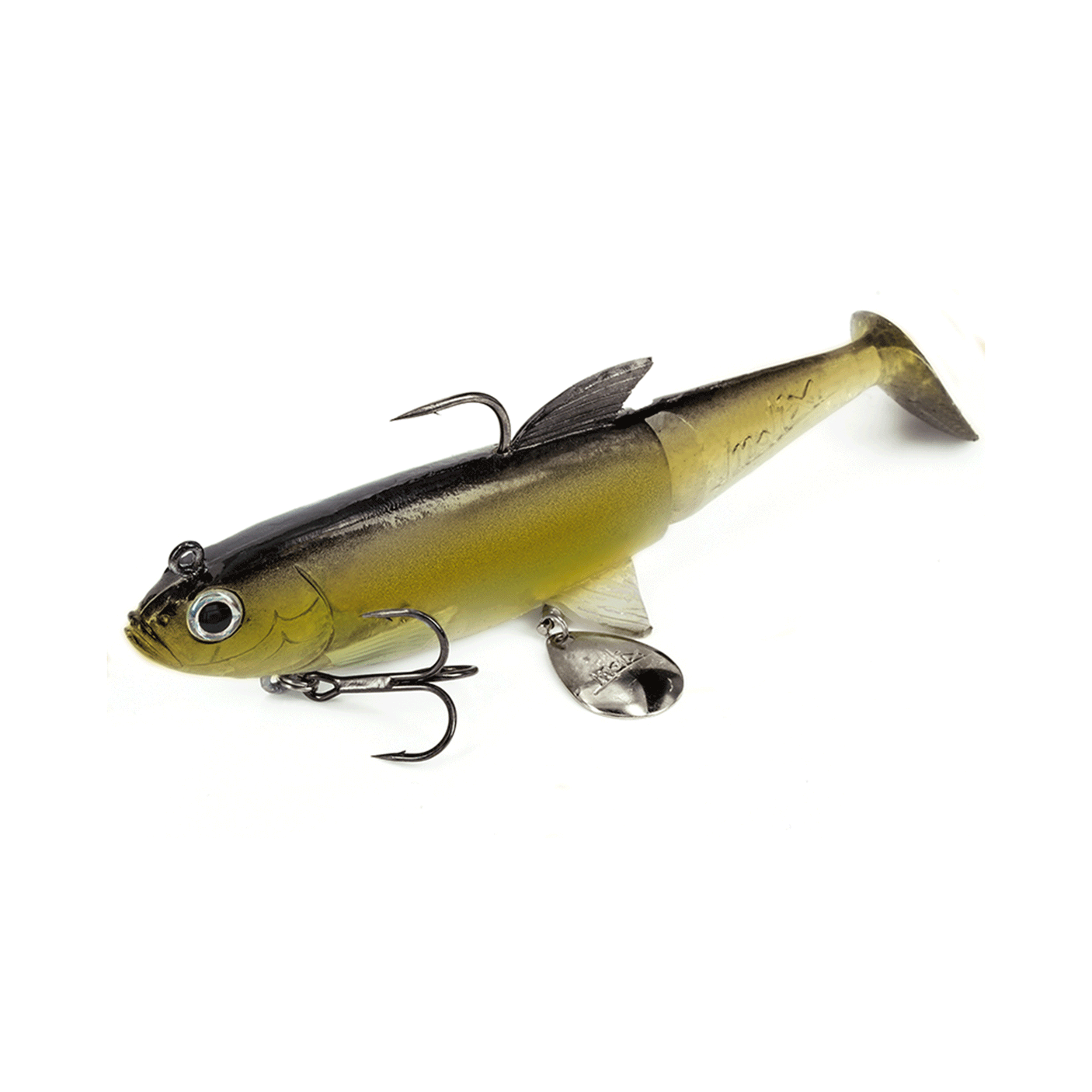 MOLIX - SHAD 100 4" SWIMBAIT 10cm 4in 24g 7/8oz Brown Gold