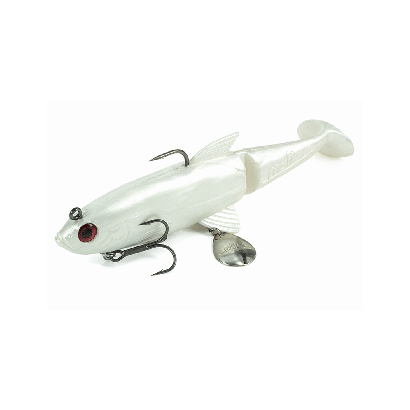 MOLIX - SHAD 100 4" SWIMBAIT 10cm 4in 24g 7/8oz Pearl White