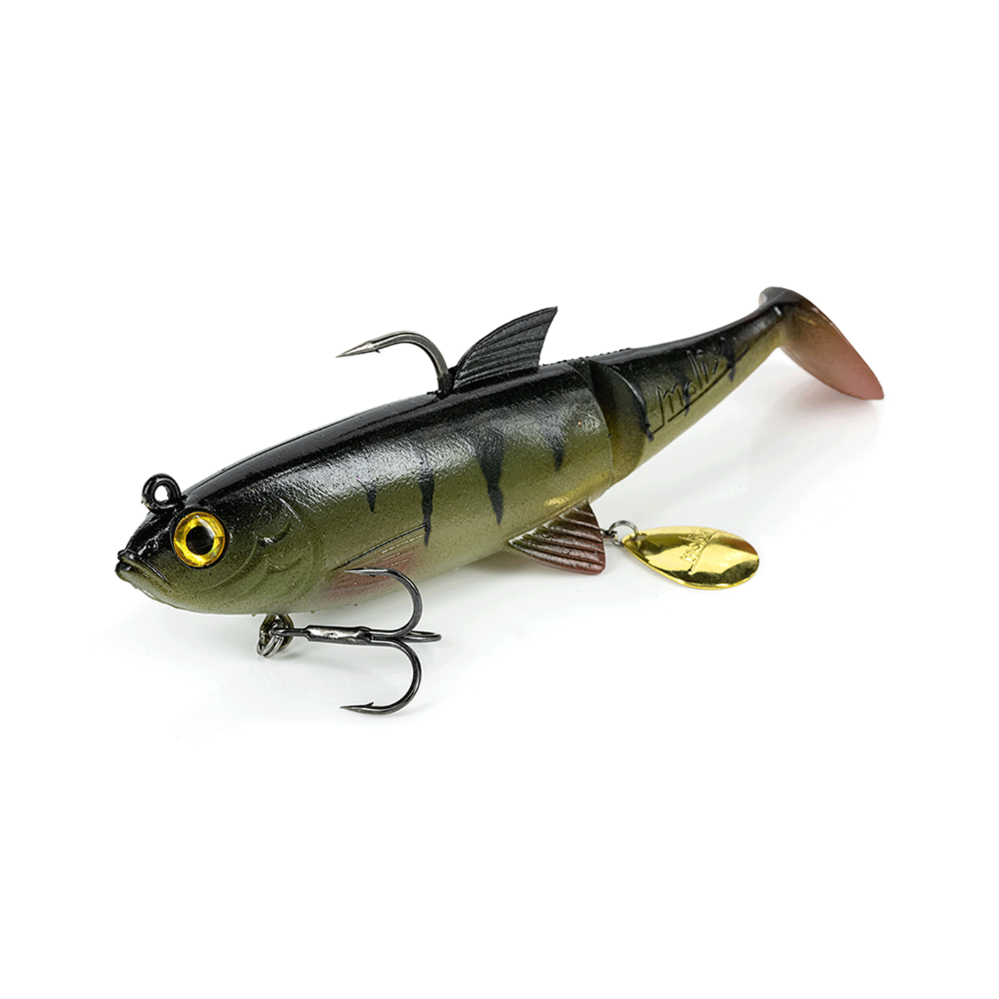 MOLIX - SHAD 120 4.75" SWIMBAIT 12cm 35g 1.1/4oz Dark Perch