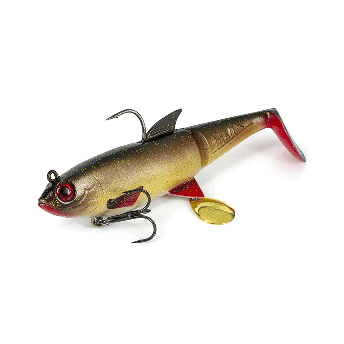 MOLIX - SHAD 185 7.5" SWIMBAIT 18.5cm - 7.5in 100g - 3.5oz #503 Rudd