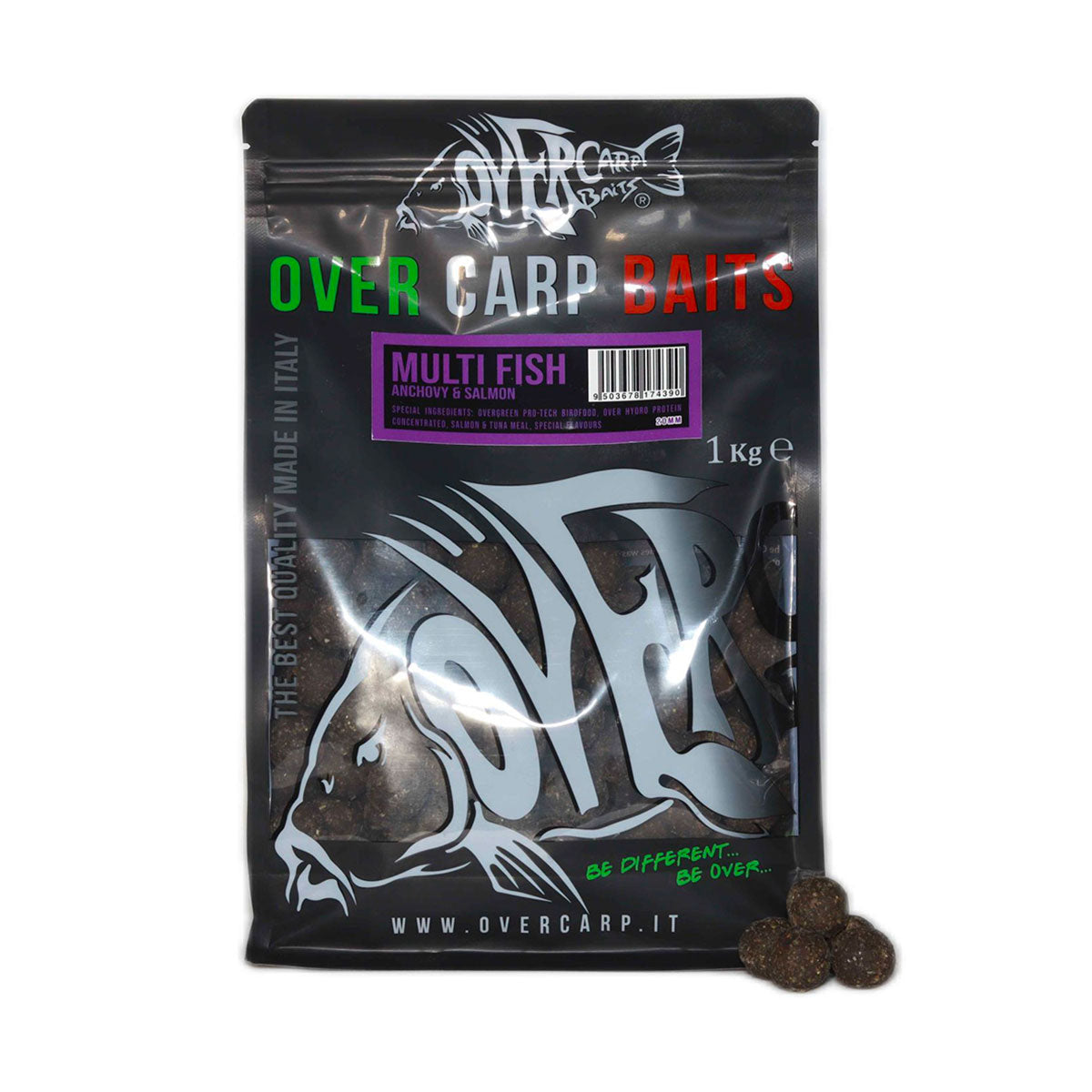 OVER CARP BAITS - BOILIES AFFONDANTE Multi Fish 1kg 20mm