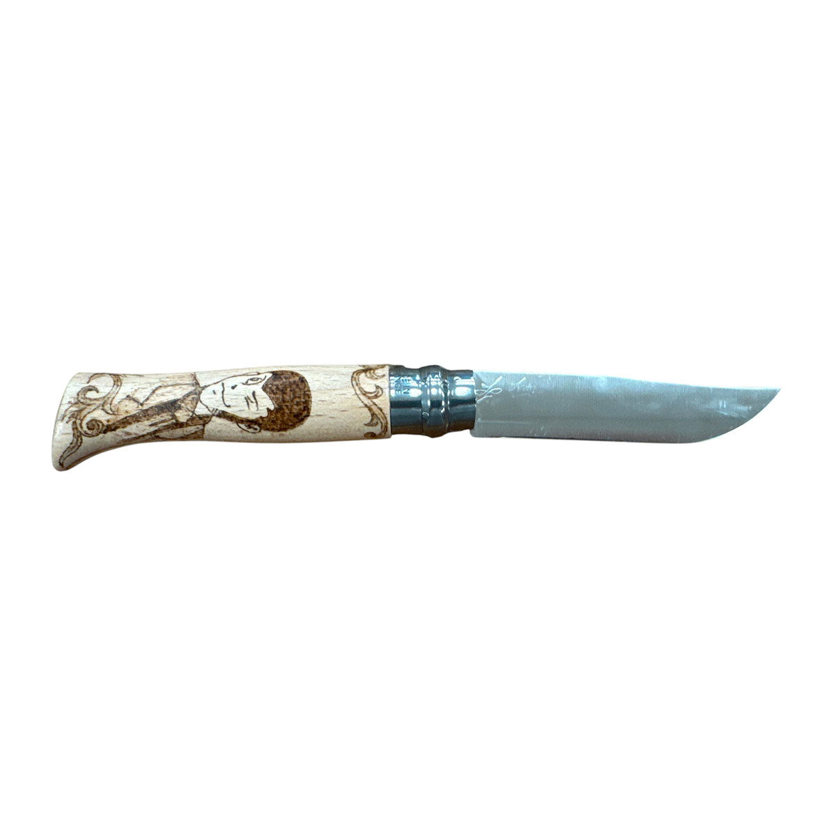 COLTELLO - OPINEL - N.9 INOX REALIZZATO A MANO CON LUPIN III