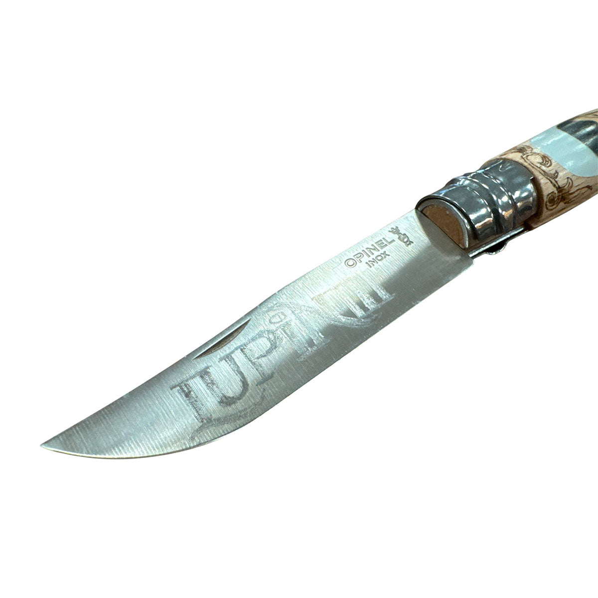 COLTELLO - OPINEL - N.9 INOX REALIZZATO A MANO CON LUPIN III