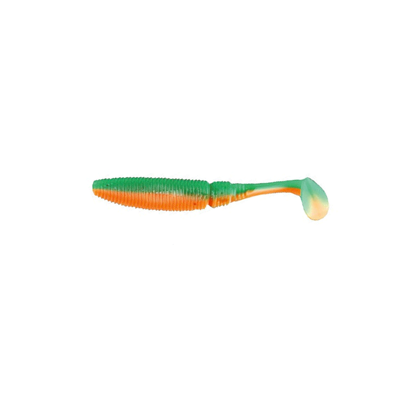 NOMURA - ROLLING SHAD 3.3" 8.5cm | 5.5g | 8pcs | ORANGE GREEN