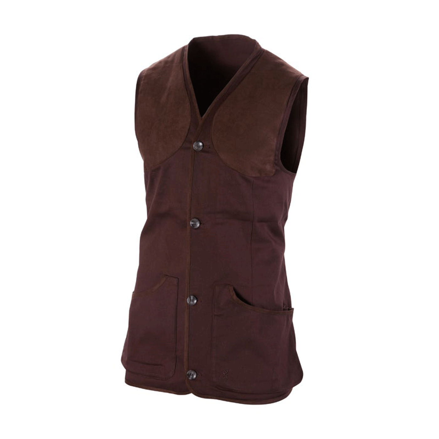 BROWNING - GILET -  VEST NORFOLK DARK BROWN