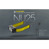 HEAD TORCH - NITECORE - NU25 400 LUMENS