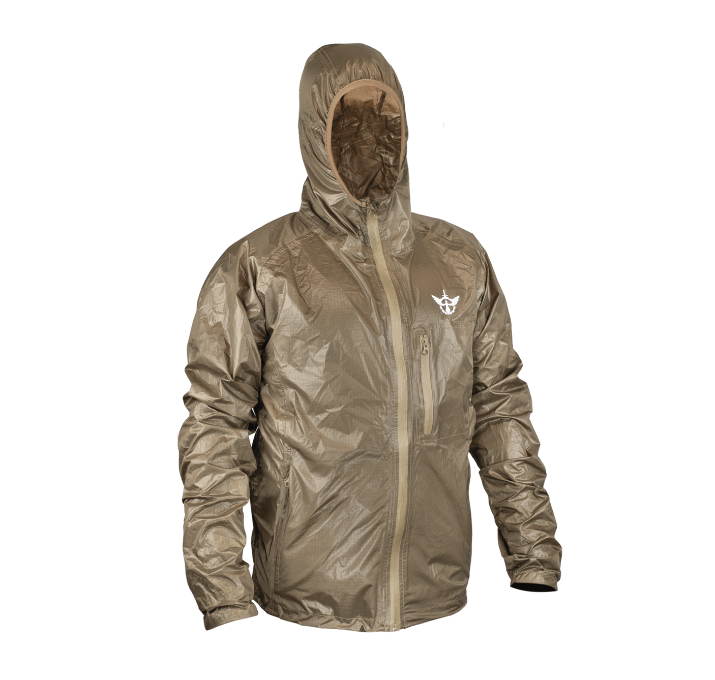 OPENLAND TACTICAL - ELEMENTUM WATERPROOF AND WINDPROOF JACKET Coyote Tan