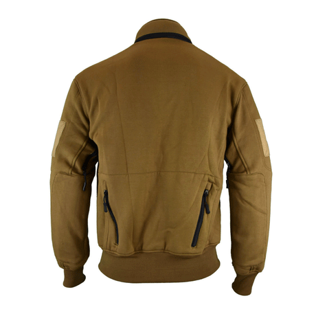 NERG OPENLAND - GIACCA FELPATA SKY JACKET Coyote Tan