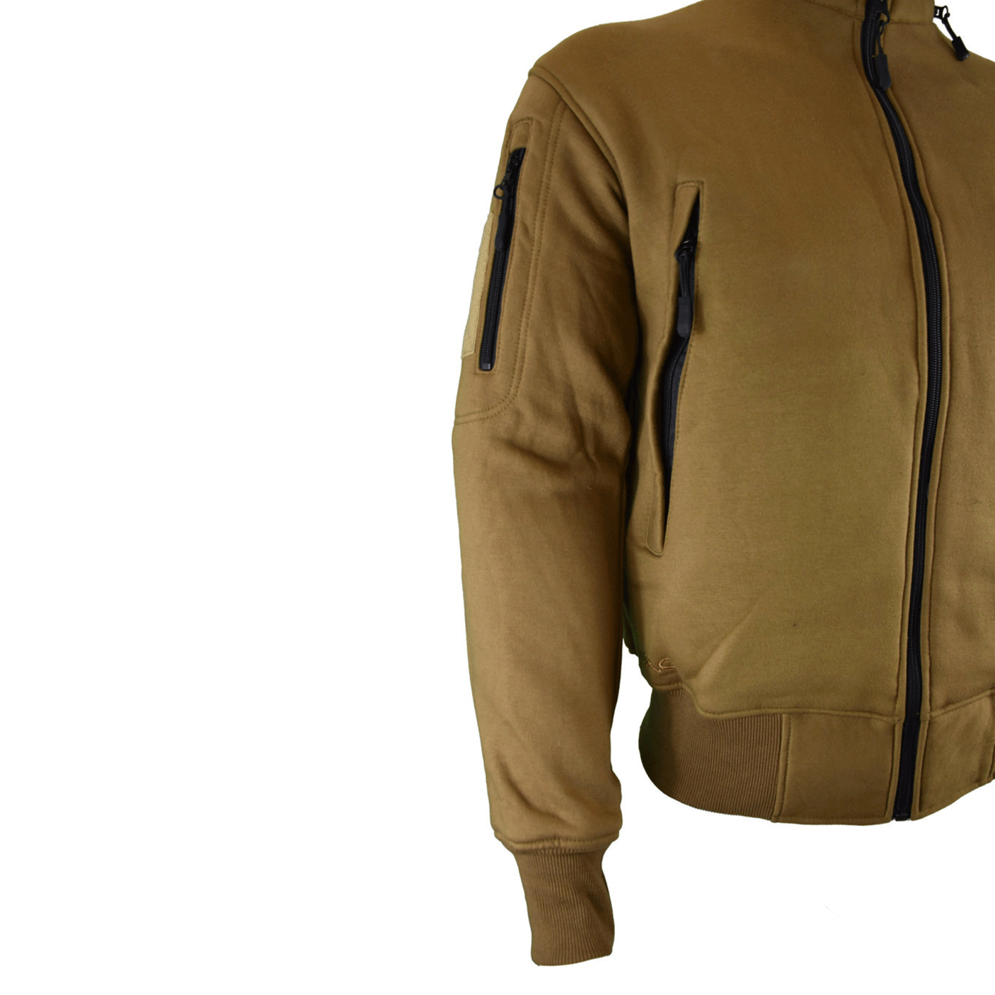 NERG OPENLAND - SWEAT JACKET SKY JACKET Coyote Tan