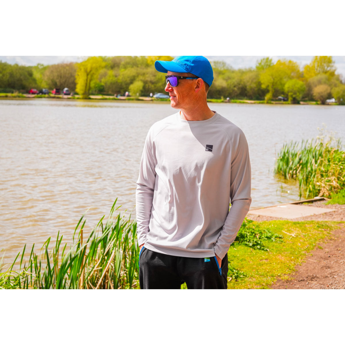 MAGLIA - PRESTON - GREY PERFORMANCE SUN SHIRT UPF-40