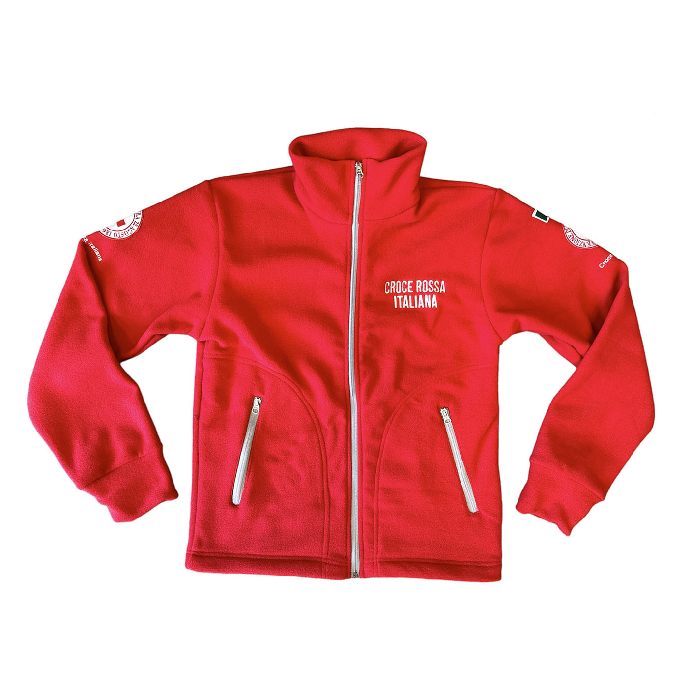 CROCE ROSSA ITALIANA - PILE FULL ZIP Rosso CRI