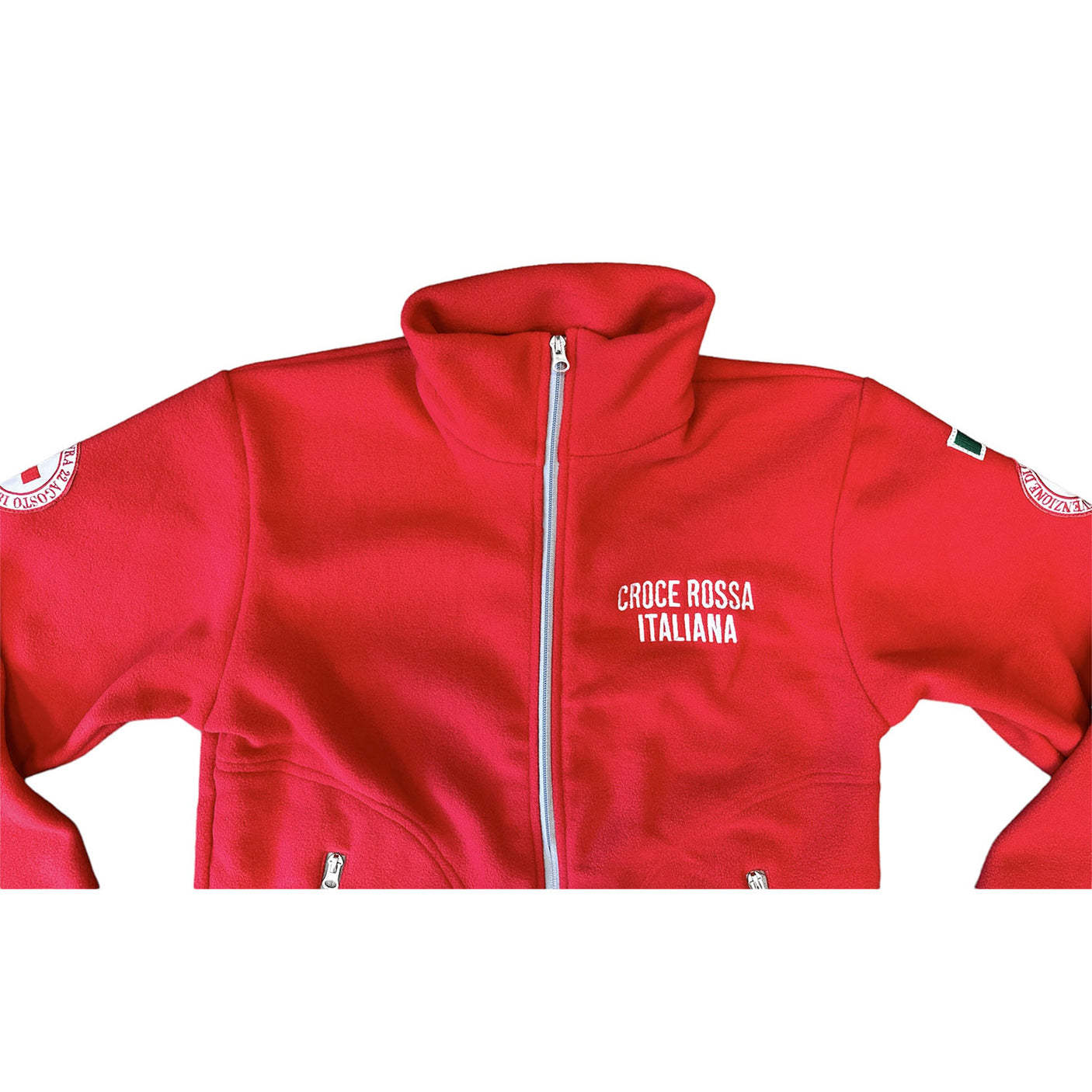 CROCE ROSSA ITALIANA - PILE FULL ZIP Rosso CRI