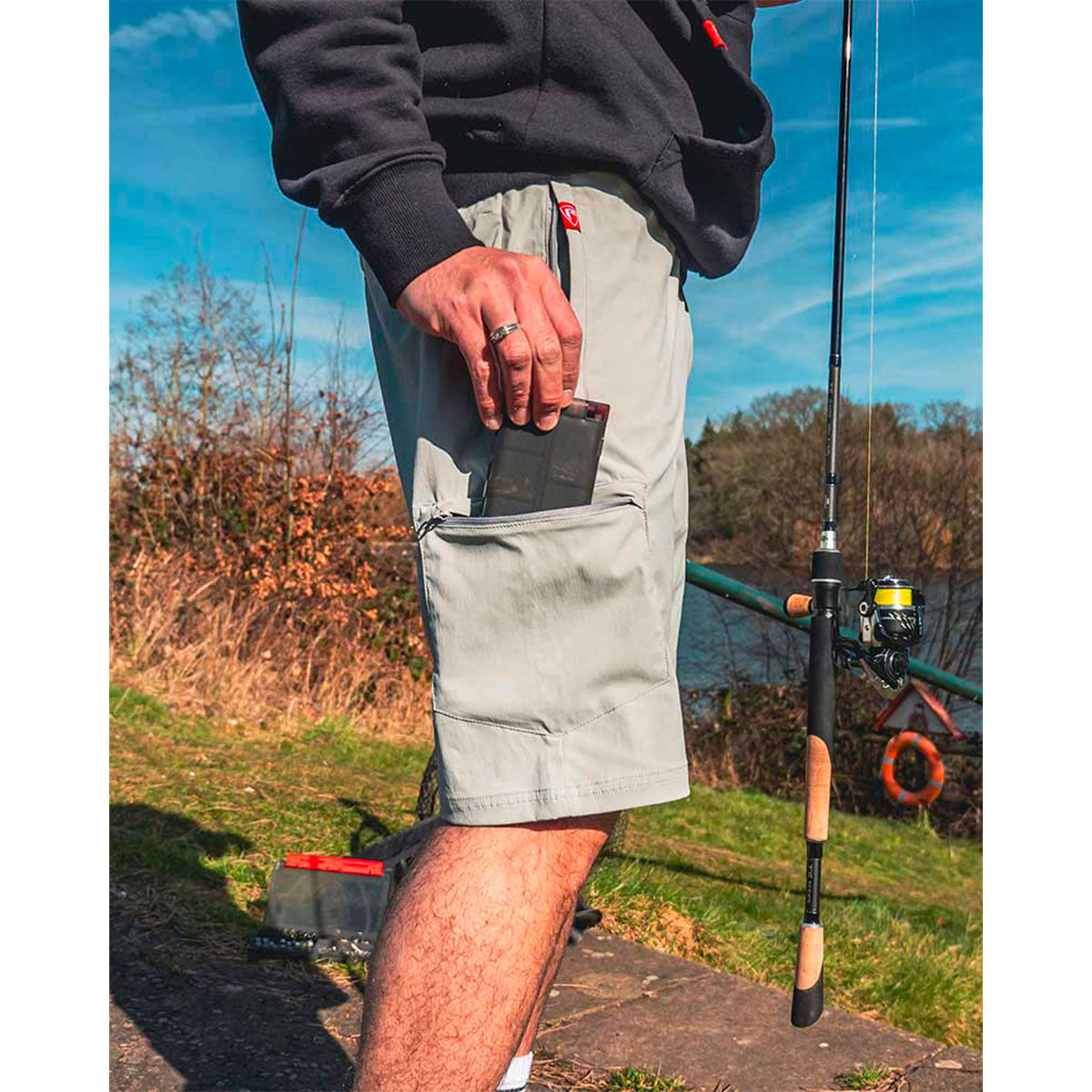 PANTALONCINO - FOX RAGE - RAGE LIGHT WEIGHT SHORTS Grey