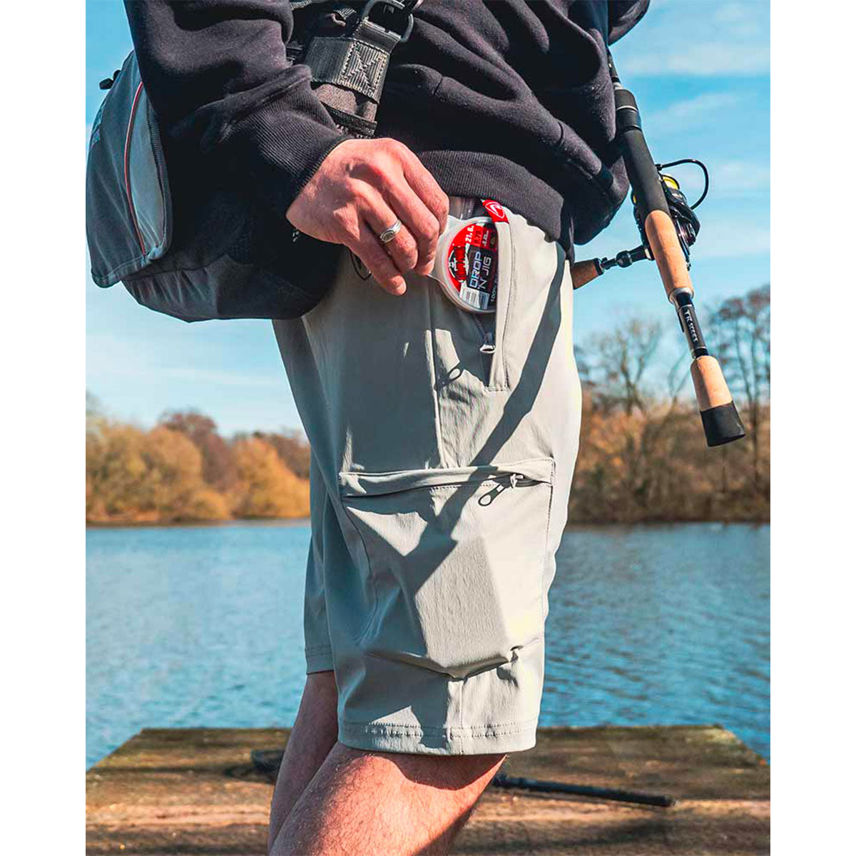PANTALONCINO - FOX RAGE - RAGE LIGHT WEIGHT SHORTS Grey