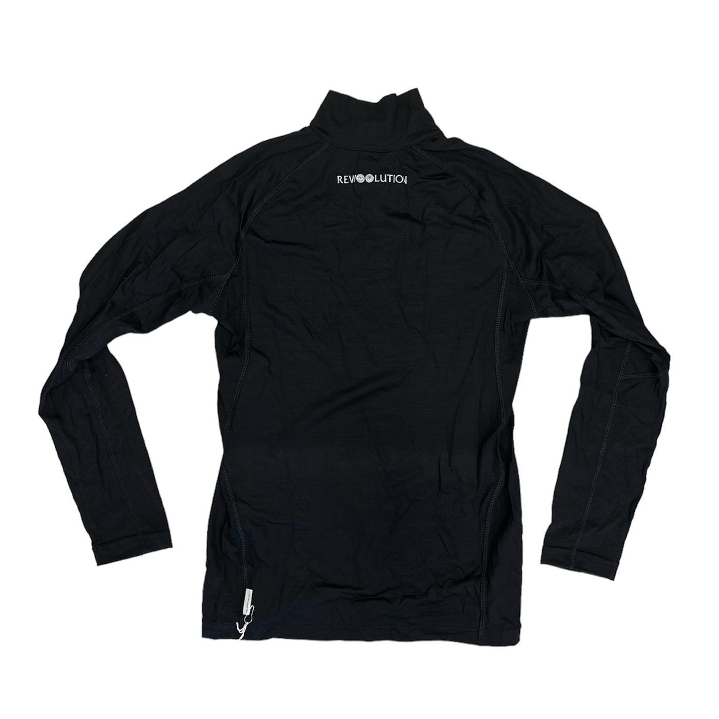 MAGLIA - REWOOLUTION - NEXT TO SKIN 190 HALF ZIP MAN Black