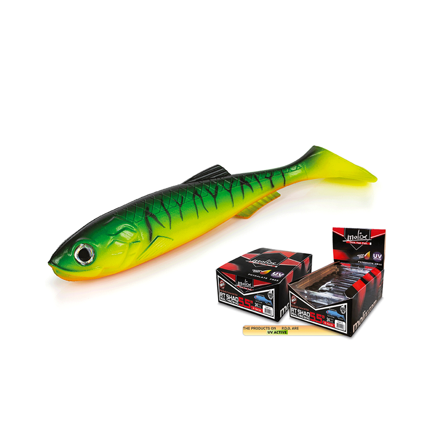 MOLIX - RT SHAD 5.5" #PS03 UV Jamaika