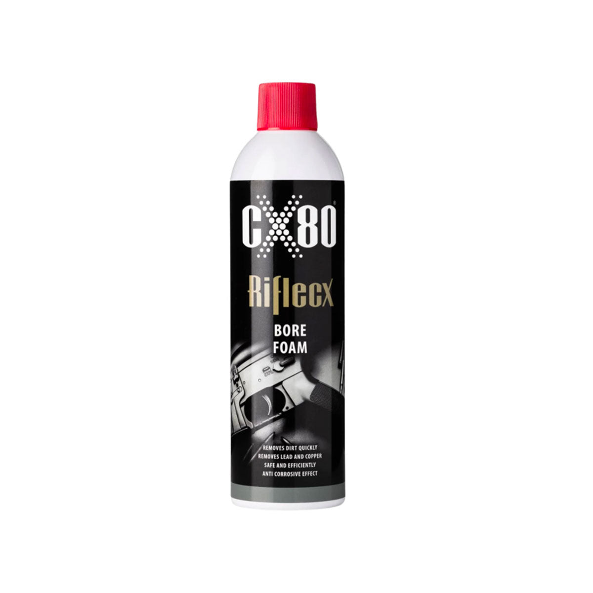 RIFLECX CX80 - BORE FOAM - SCHIUMA ATTIVA PER LA PULIZIA DELLA CANNA 500ml