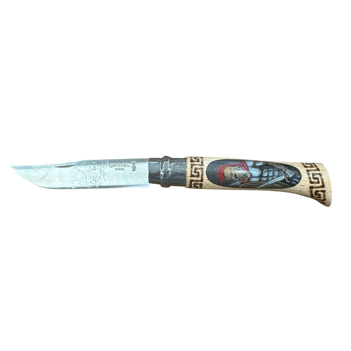 KNIFE - OPINEL - N.10 STAINLESS STEEL HAND MADE WITH SPARTAN