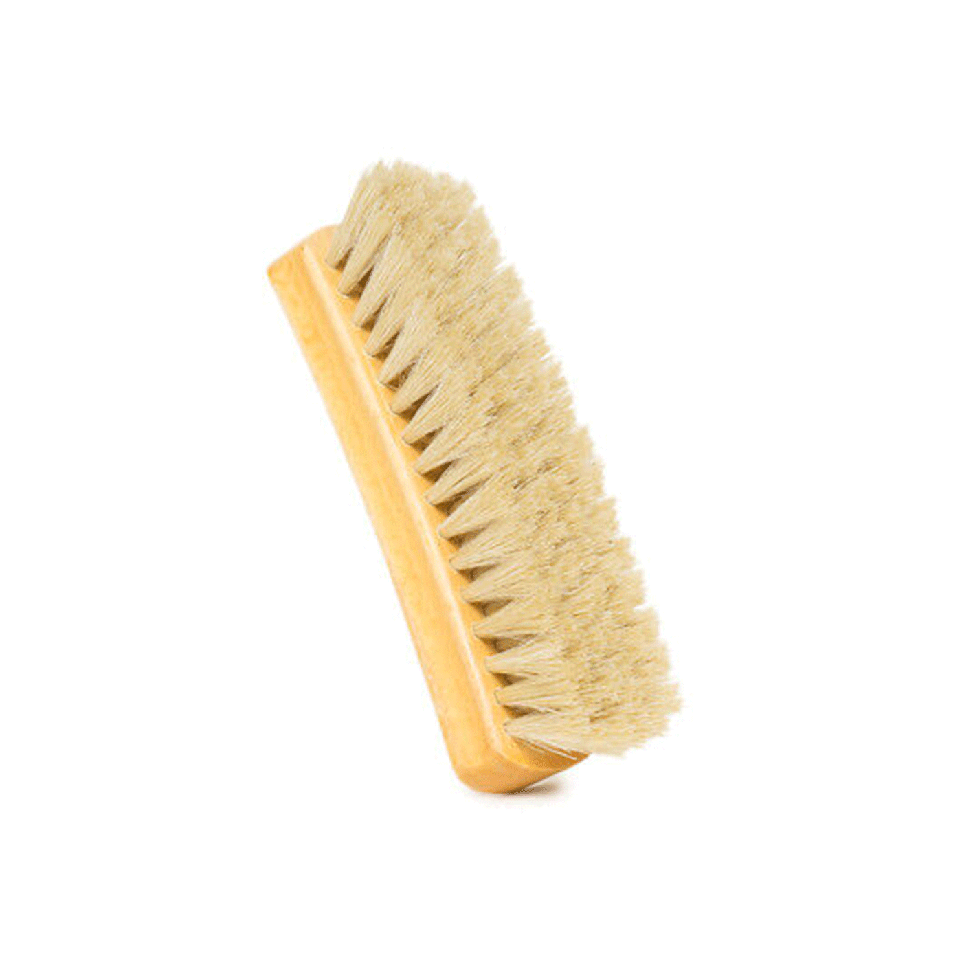BRUSH FOR CARE OF SHOES/BOOTS/CLOTHES IN LIGHT HAIR