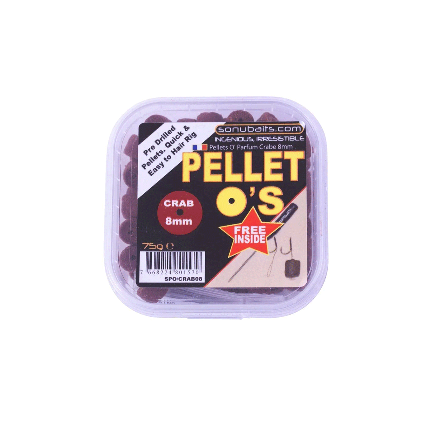 SONUBAITS - PELLET O'S CRAB 8mm 75g