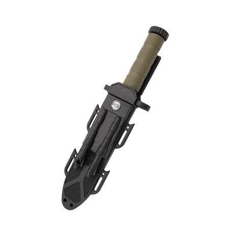 KNIFE - THIRD - 11113GN SURVIVAL Black/Green
