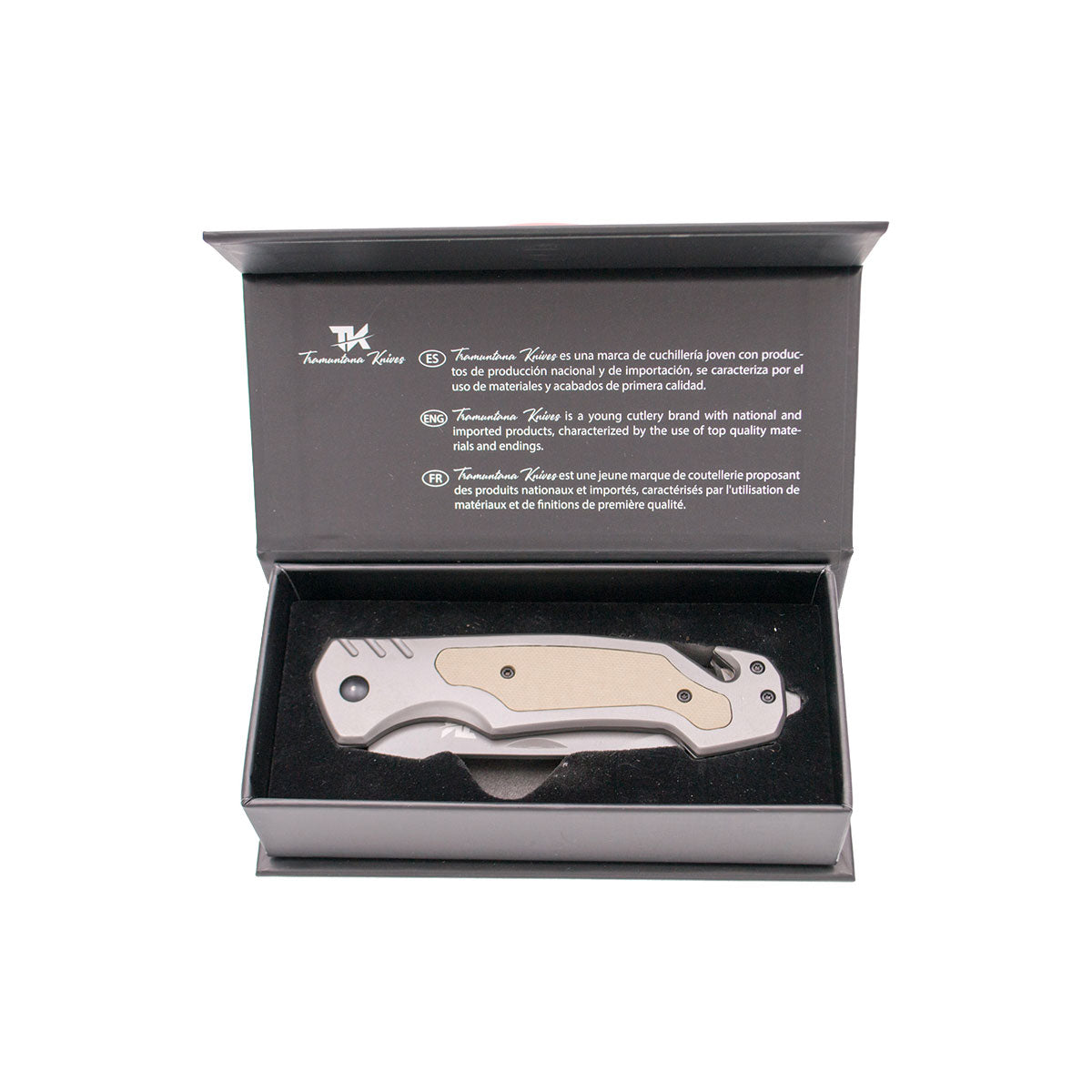 KNIFE - TRAMUNTANA KNIVES - N84T RESCUE KNIFE