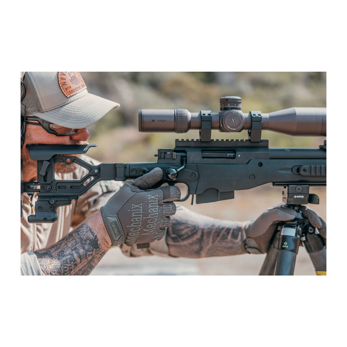 MECHANIX WEAR - VISION OCCHIALI BALISTICI TYPE-X MONTATURA NERA LENTE TRASPARENTE