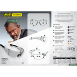 MECHANIX WEAR - VISION OCCHIALI BALISTICI TYPE-N MONTATURA AMBRA LENTE GIALLA